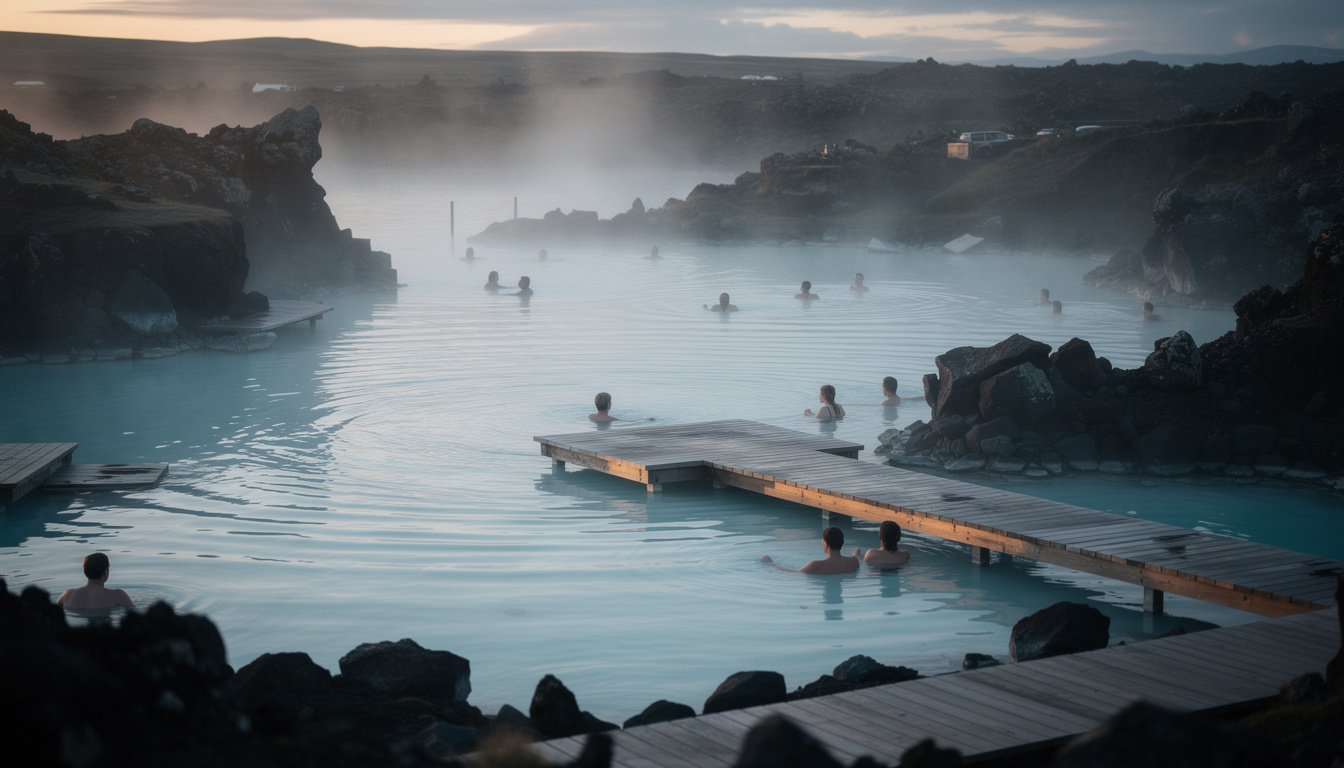 découvrez le blue lagoon en islande, un paradis thermal unique où les eaux chaudes et riches en minéraux offrent une expérience de détente incomparable au cœur de paysages volcaniques spectaculaires.