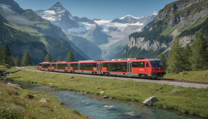 découvrez le glacier express, le train panoramique le plus lent du monde, pour un voyage inoubliable au cœur des magnifiques alpes suisses.