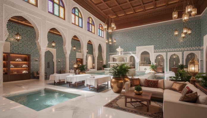 Royal Mansour, Marrakech : Le plus grand spa du Maroc, une cathĂ©drale de bien-ĂȘtre. dĂ©couvrez le royal mansour Ă marrakech, le plus grand spa du maroc, un vĂ©ritable sanctuaire de bien-ĂȘtre alliant luxe et dĂ©tente dans une atmosphĂšre unique.