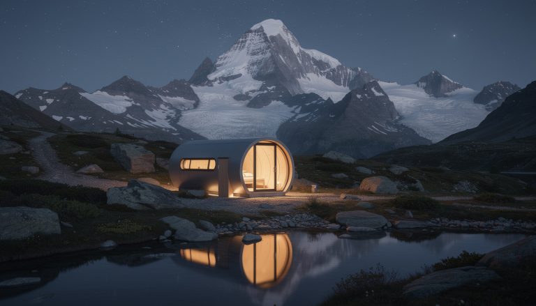 découvrez une nuit insolite dans un éco-pod au cœur du valais, avec une vue imprenable sur le majestueux grand combin pour une expérience unique en pleine nature.