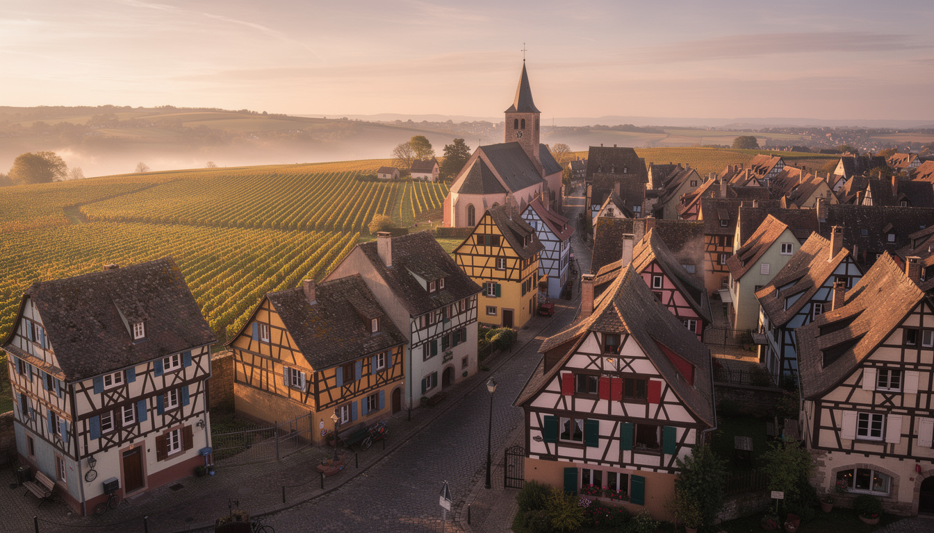 découvrez la route des vins d'alsace et ses villages pittoresques, véritables contes de fées où se mêlent charme, tradition et paysages enchanteurs.