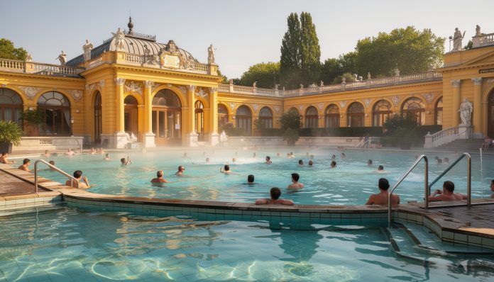 Bains de Széchenyi, Budapest : Immersion dans le plus vaste complexe thermal d'Europe. découvrez les bains de széchenyi à budapest, le plus grand complexe thermal d'europe, pour une expérience unique de détente et bien-être au cœur de la capitale hongroise.