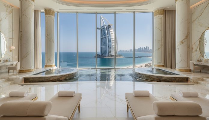 Burj Al Arab, Dubaï : Luxe absolu dans le spa le plus haut perché des Émirats. découvrez le burj al arab à dubaï, un symbole de luxe absolu, et profitez d'une expérience unique dans le spa le plus haut perché des émirats, alliant bien-être et vues panoramiques exceptionnelles.