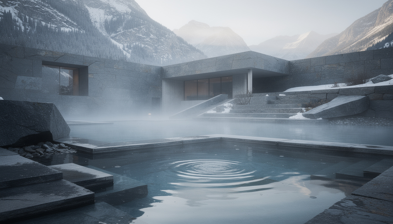découvrez l'expérience ultime aux thermes de vals, où le thermalisme rencontre une architecture exceptionnelle dans les magnifiques grisons.
