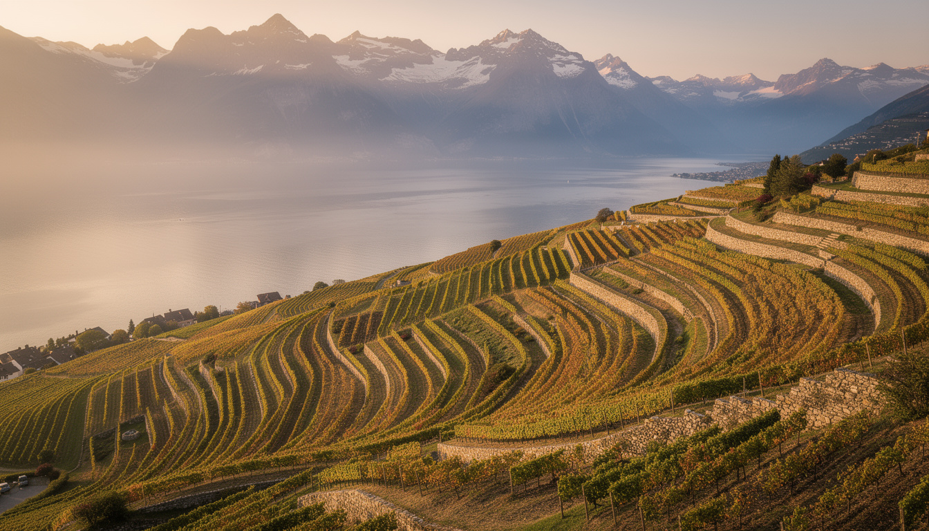 découvrez un week-end œnologique inoubliable à lavaux, entre les célèbres terrasses inscrites au patrimoine mondial de l’unesco et les rives apaisantes du lac léman.