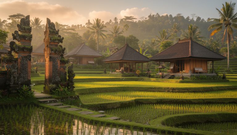 découvrez une retraite spirituelle unique à bali, entre les rizières verdoyantes et les temples sacrés d'ubud, pour un voyage de paix intérieure et de connexion avec la nature.