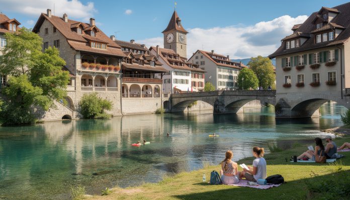 Berne : Escapade médiévale et baignade dans l’Aar, le charme de la capitale. découvrez berne, la charmante capitale suisse, avec son ambiance médiévale unique et ses plaisirs estivaux pour la baignade dans la rivière aar.