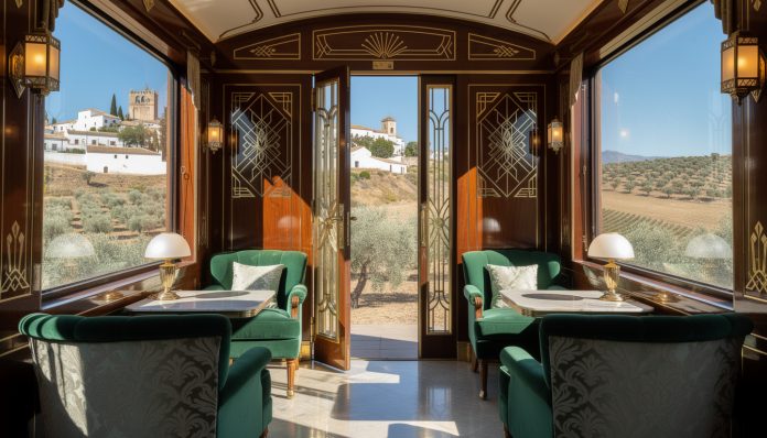 découvrez l'andalousie à bord du train al ándalus, un palais art déco offrant un voyage unique alliant confort et charme historique à travers les paysages splendides de l'espagne.