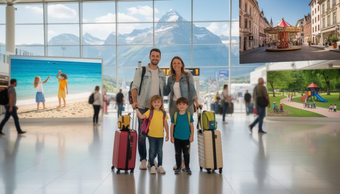 découvrez les meilleures destinations family friendly accessibles depuis la suisse pour des vacances inoubliables en famille avec enfants. conseils pratiques et idées de voyages adaptés à tous.