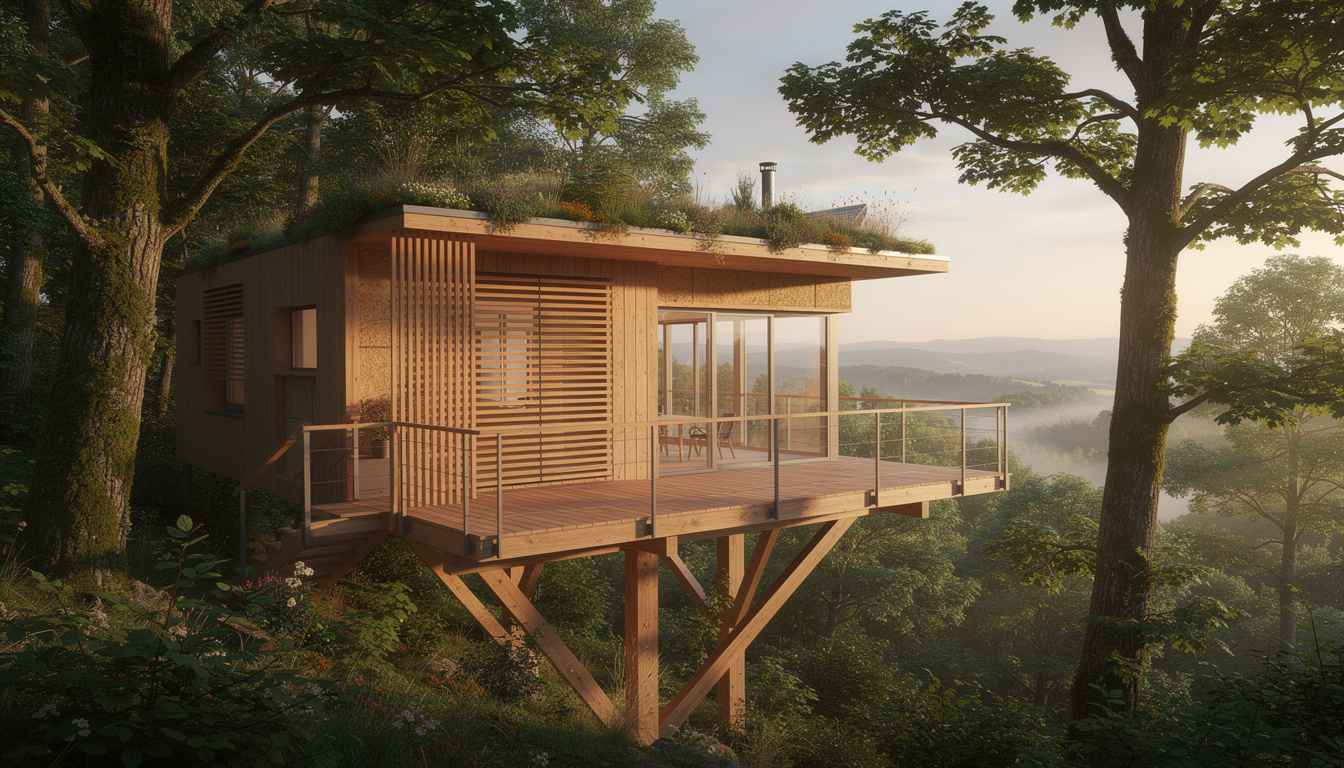 découvrez nos hébergements insolites et vivez une expérience unique en dormant dans une cabane bioclimatique perchée au sommet des arbres, alliant confort écologique et immersion totale dans la nature.