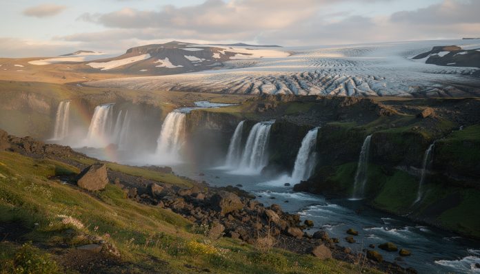 Inspiration Islande : Les 10 cascades les plus spectaculaires de l'île de feu. découvrez les 10 cascades les plus spectaculaires d'islande, une île de feu et de glace, pour une inspiration voyage inoubliable au cœur des paysages sauvages et majestueux.