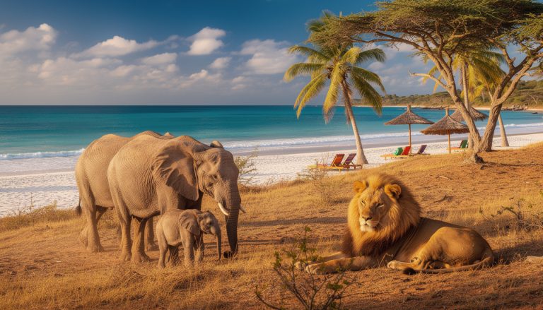 découvrez le kenya entre aventures inoubliables lors d'un safari fascinant et moments de détente sur les plages paradisiaques de diani beach, pour une immersion totale en afrique.