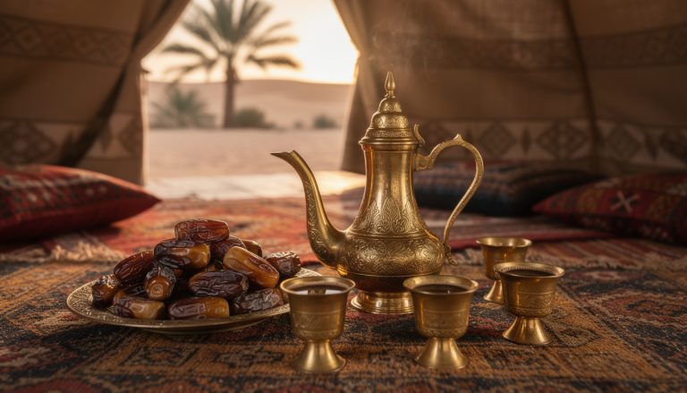découvrez l'art du café à oman, où se mêlent les arômes de cardamome, la douceur des dattes et l'hospitalité chaleureuse des bédouins.
