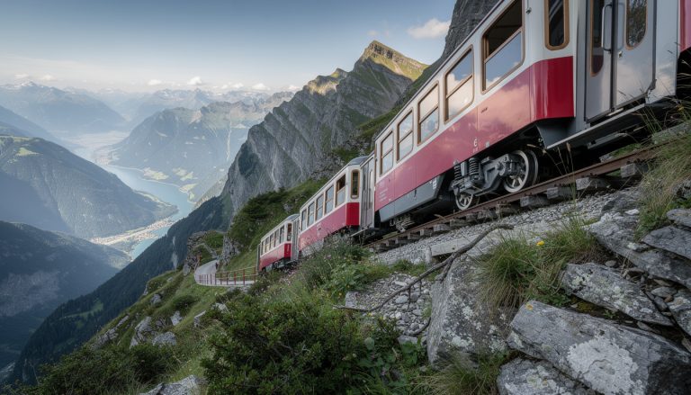 découvrez l'ascension spectaculaire du pilatus à lucerne à bord du train à crémaillère le plus pentu du monde, offrant des vues imprenables et une expérience unique en suisse.