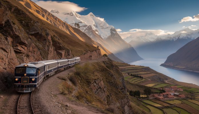 découvrez le belmond andean explorer au pérou, un voyage de luxe au sommet des andes jusqu'au lac titicaca, alliant confort, paysages spectaculaires et culture authentique.