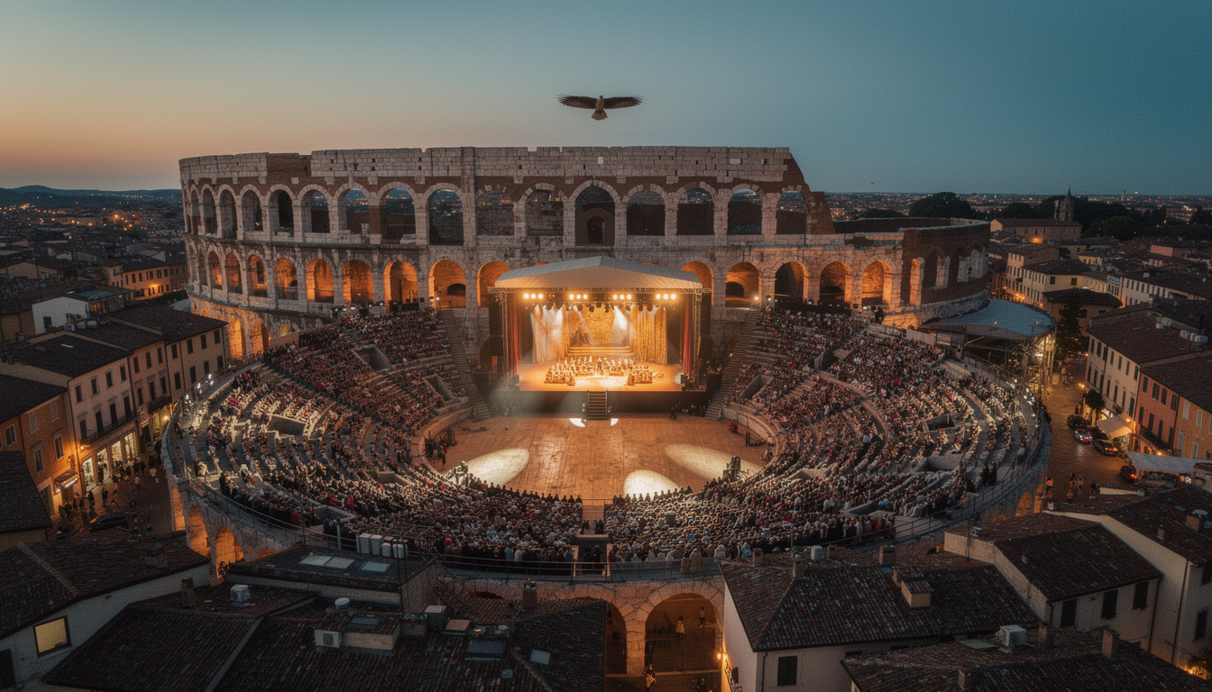 découvrez vérone, la ville de l'amour, avec son célèbre opéra dans les arènes historiques et le romantique balcon de juliette, symbole éternel de passion.