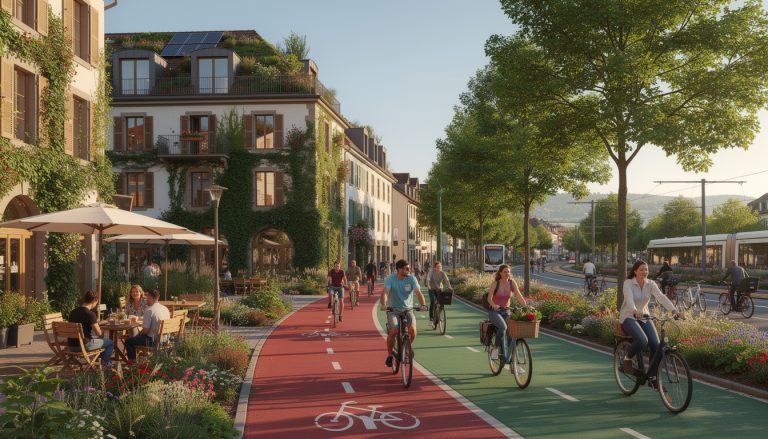 découvrez fribourg-en-brisgau, une ville allemande alliant écologie, passion du vélo et douceur de vivre pour un cadre de vie sain et agréable.