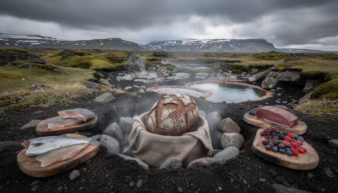 découvrez les trésors culinaires de l'islande, avec son pain cuit dans la terre et ses spécialités surprenantes du grand nord, pour une aventure gastronomique unique.