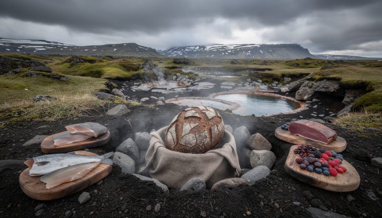 découvrez les trésors culinaires de l'islande, avec son pain cuit dans la terre et ses spécialités surprenantes du grand nord, pour une aventure gastronomique unique.