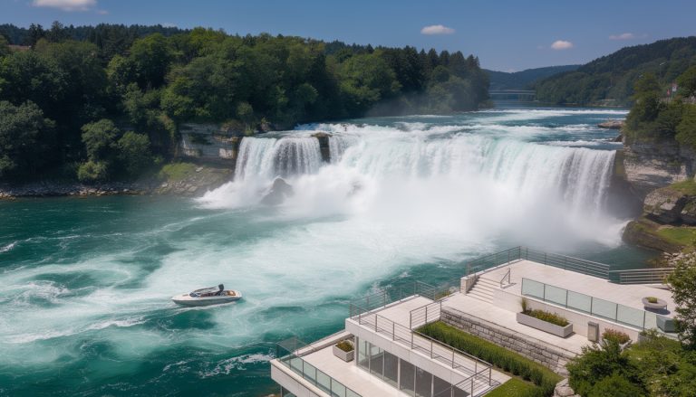 découvrez la majesté des chutes du rhin à schaffhouse et profitez de nos conseils exclusifs pour une visite vip inoubliable.