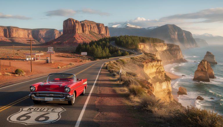 découvrez le top 10 des routes mythiques à travers le monde, des aventures légendaires de la route 66 aux paysages époustouflants de la great ocean road. préparez votre road-trip de rêve !