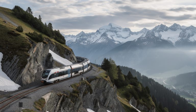 découvrez le train de l'arlberg en autriche, un chef-d'œuvre d'ingénierie traversant les paysages majestueux des montagnes du tyrol, alliant performance et beauté naturelle.