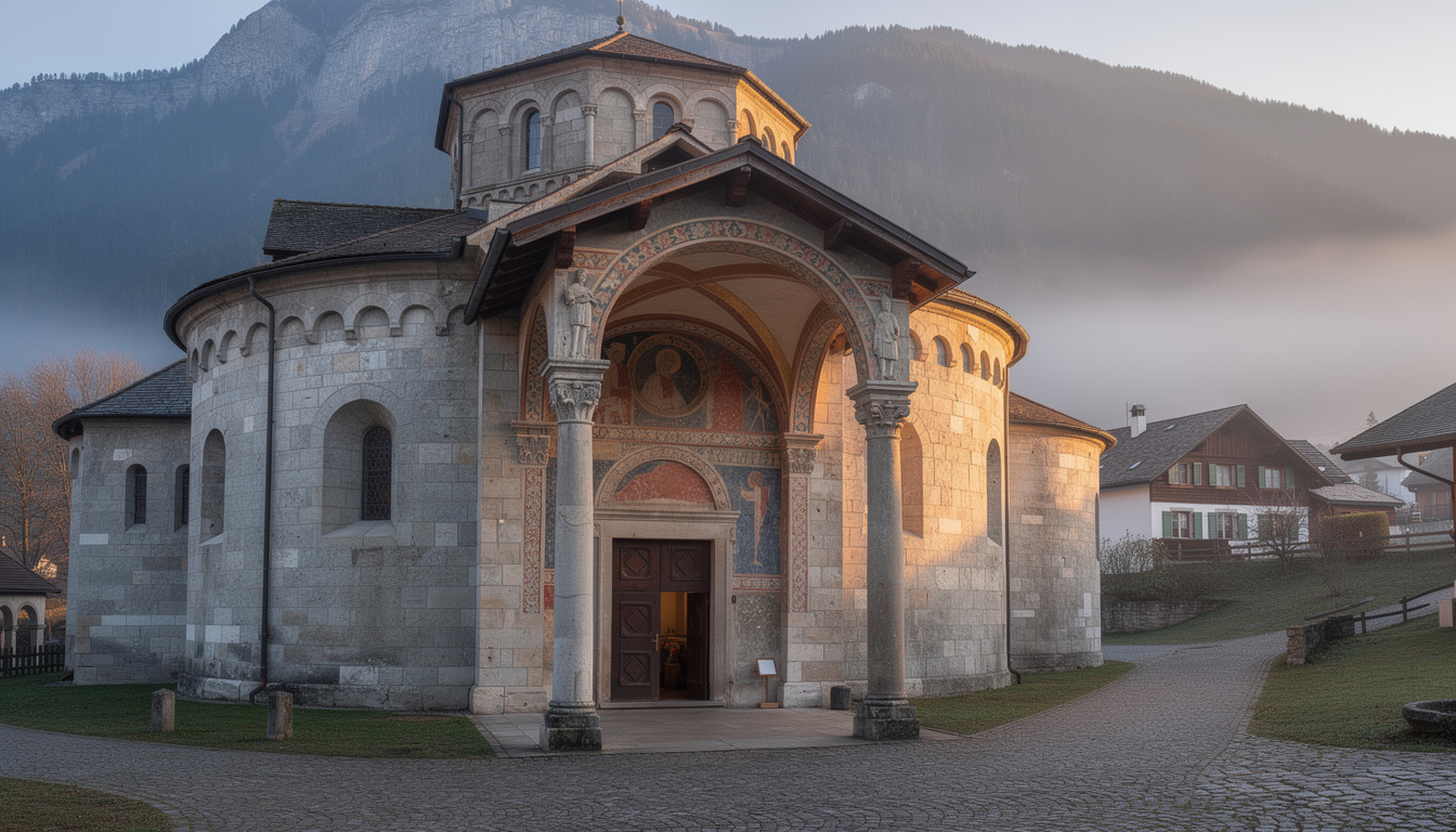 découvrez les secrets de l'abbaye de romainmôtier dans le canton de vaud, un lieu chargé d'histoire offrant une véritable parenthèse hors du temps.