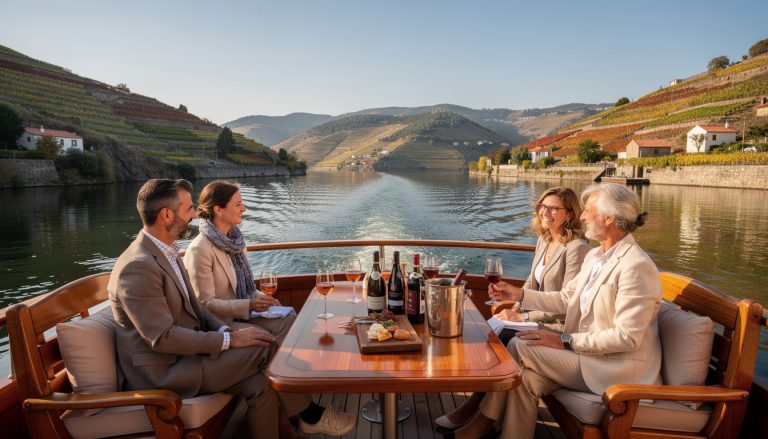 découvrez les vignobles du douro lors d'une croisière unique avec dégustation de porto, au départ de la suisse. explorez les paysages pittoresques et savourez des vins d'exception.