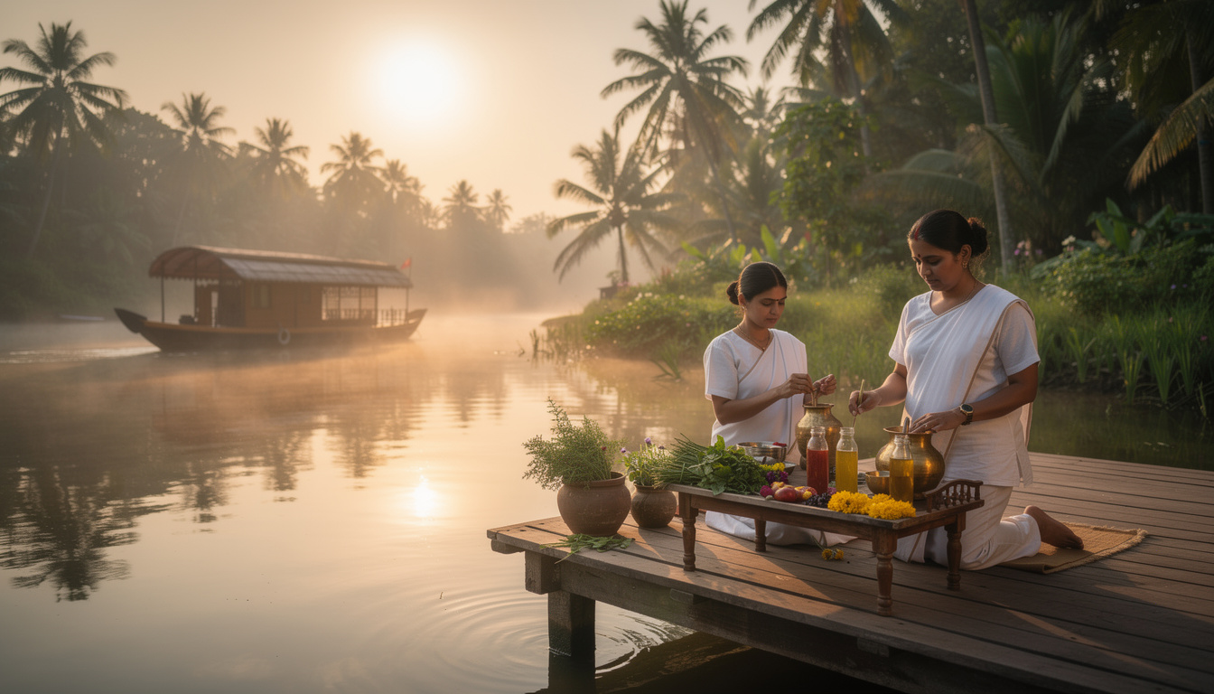 dĂ©couvrez pourquoi le kerala est la destination ultime pour l'ayurveda et la mĂ©ditation, alliant bien-ĂȘtre, traditions ancestrales et paysages enchanteurs.