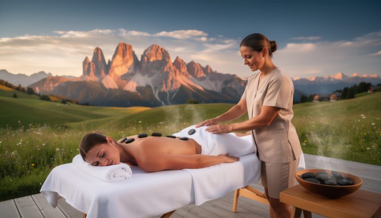 découvrez les dolomites avec des massages aux pierres chaudes et des panoramas à couper le souffle pour un séjour de détente et émerveillement.