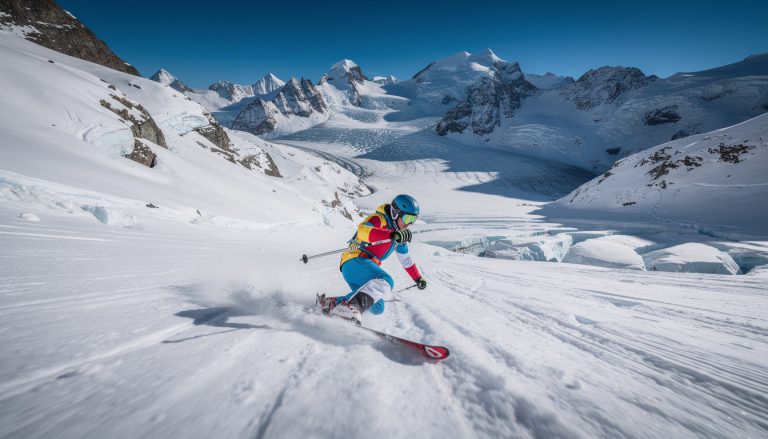 découvrez l'aletsch arena dans les hautes-alpes, la plus grande station de ski sur le glacier le plus vaste d'eurasie, offrant des pistes exceptionnelles et un paysage unique.