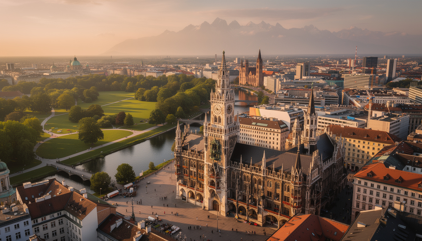 découvrez munich, capitale de la bavière, entre art de vivre traditionnel et visite des majestueux châteaux de louis ii, symbole du romantisme allemand.