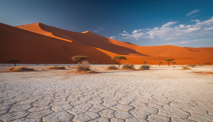découvrez les dunes majestueuses de sossusvlei en namibie, un cadre idéal pour un voyage photographique inoubliable au cœur du désert spectaculaire.