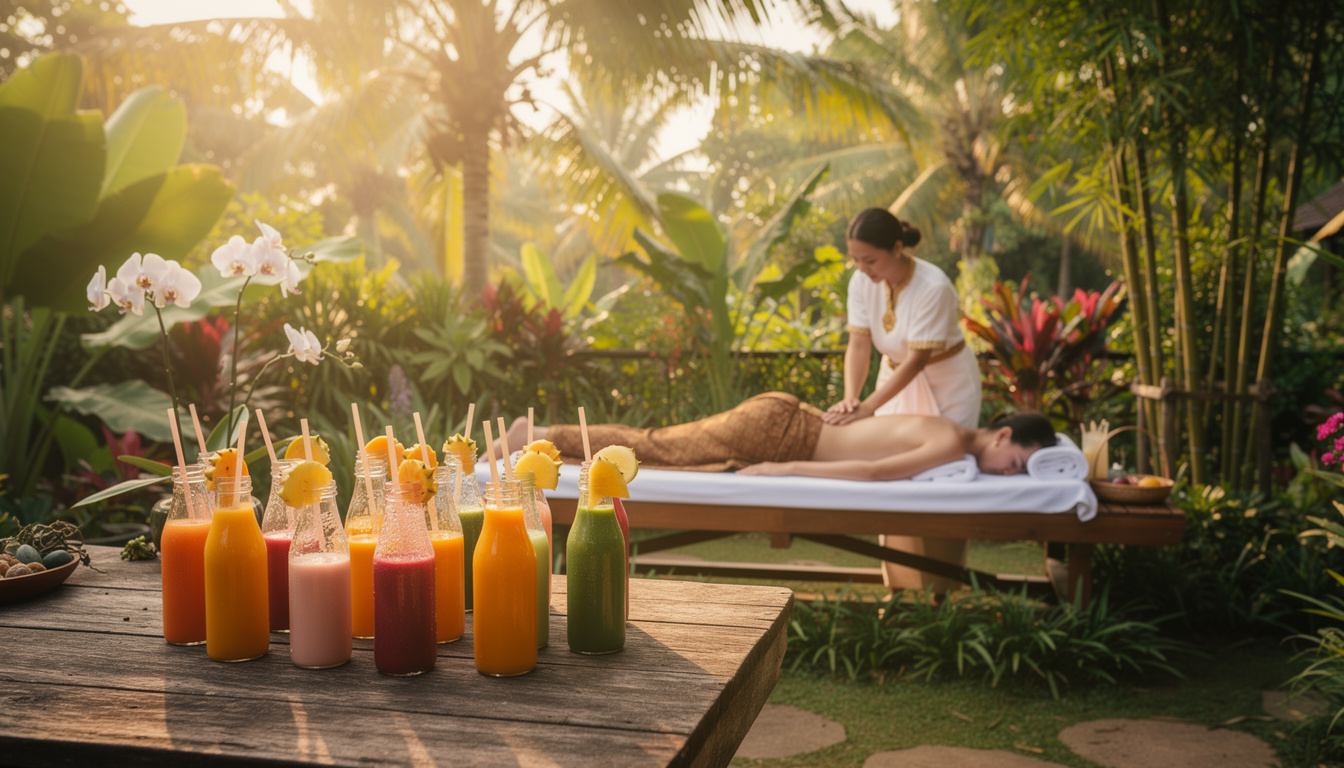 découvrez le programme vitalité d'ict en thaïlande alliant détox de jus et massages thaï pour revitaliser corps et esprit.