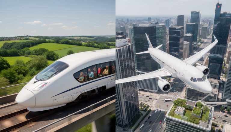 découvrez notre comparatif écologique et économique entre le train et l'avion pour vos city-trips, afin de choisir le mode de transport le plus rapide et respectueux de l'environnement.