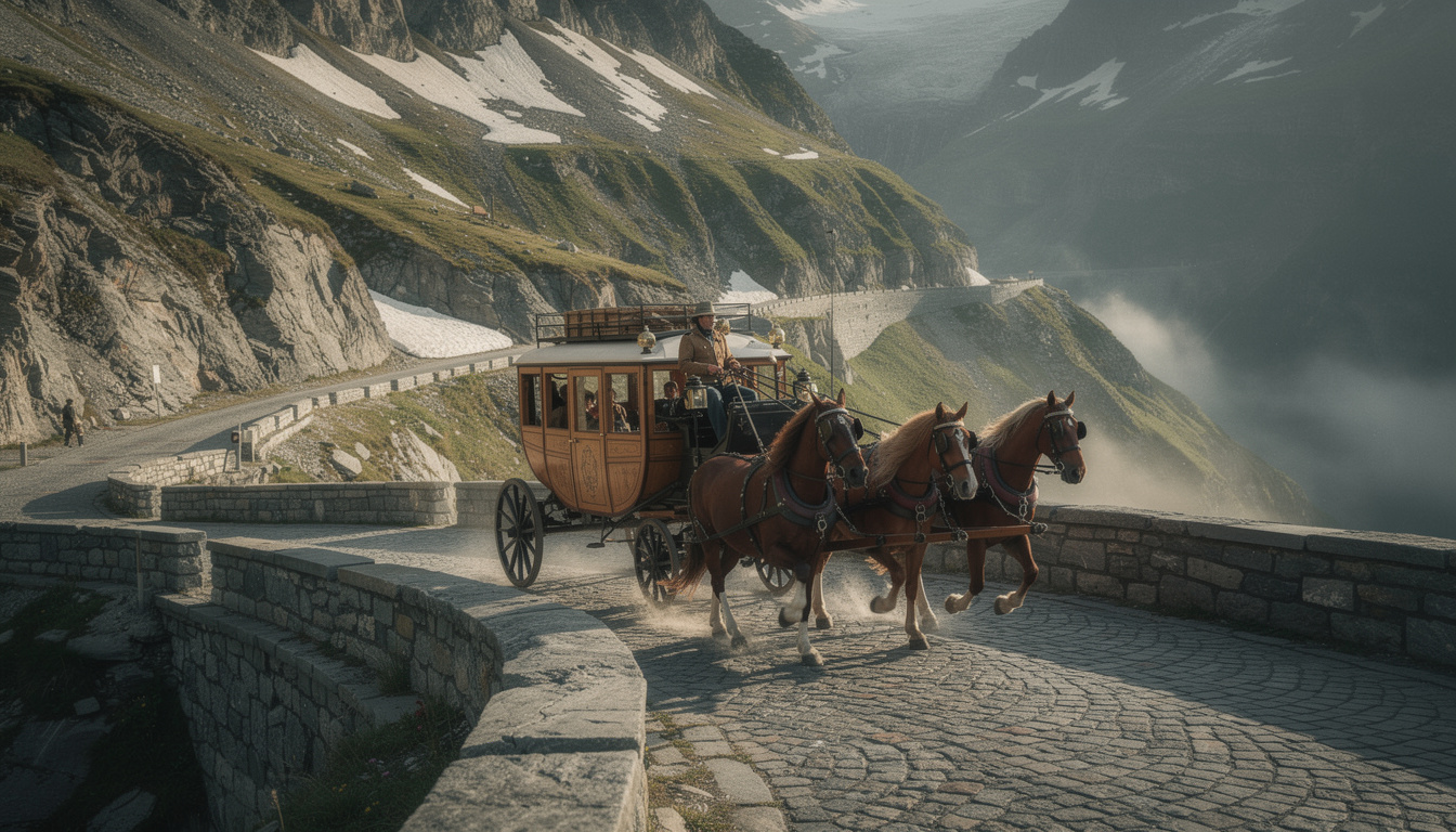 découvrez l'aventure unique de traverser le col du saint-gothard en diligence, à la manière du xixe siècle, et plongez dans l'histoire authentique de cette célèbre route alpine.