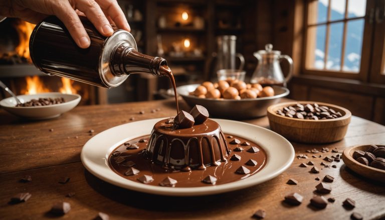 Fabrication artisanale de chocolat dans une chocolaterie suisse