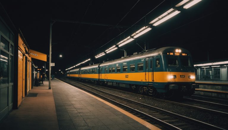 Train de nuit européen au départ de Zurich pour un voyage sans avion